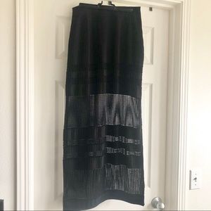Zara ankle-length cut-out skirt